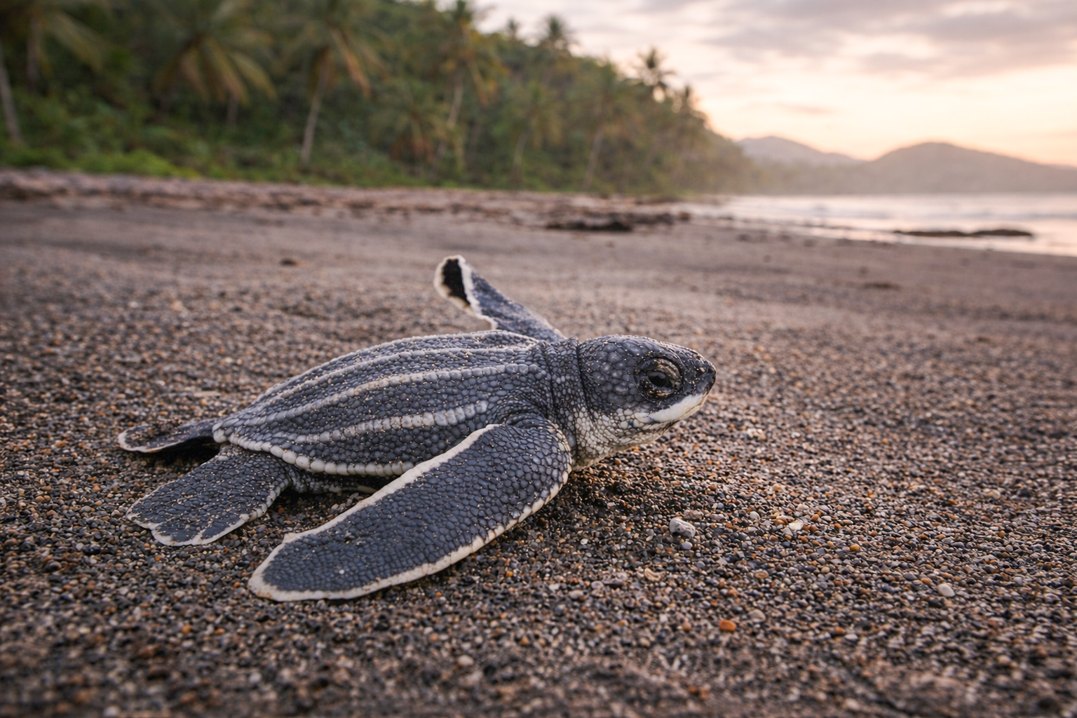 Leatherback Turtles in PNG